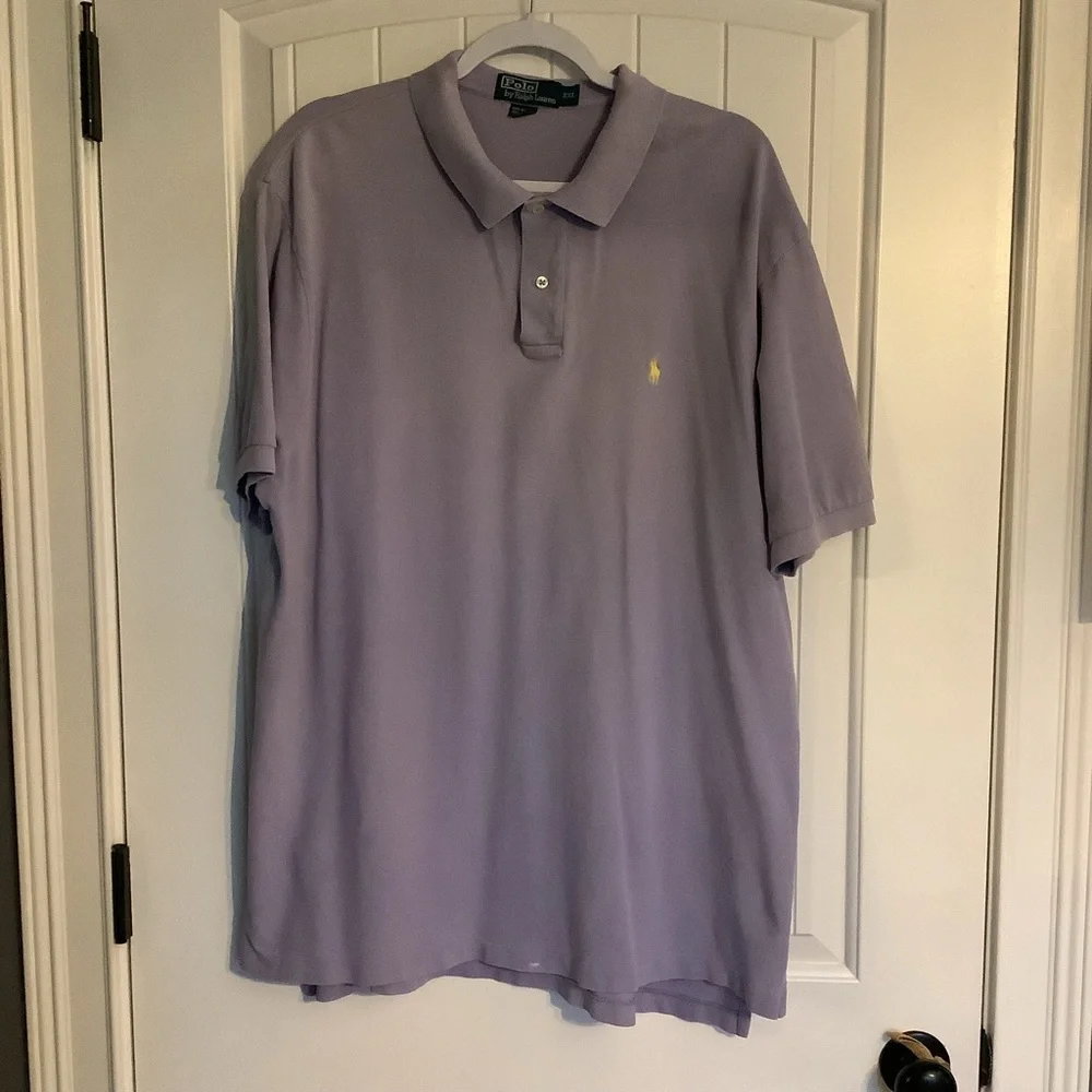 Ralph Lauren Men's Lavender Polo Shirt‎